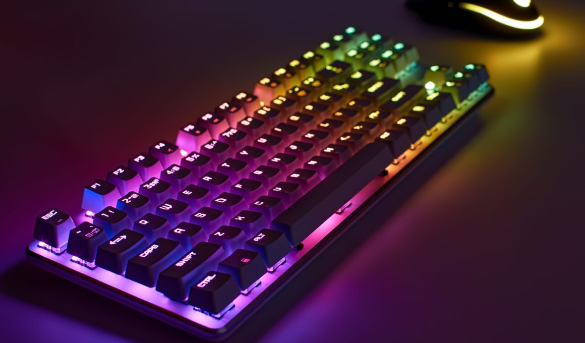 Iluminarea RGB în tastaturile de gaming